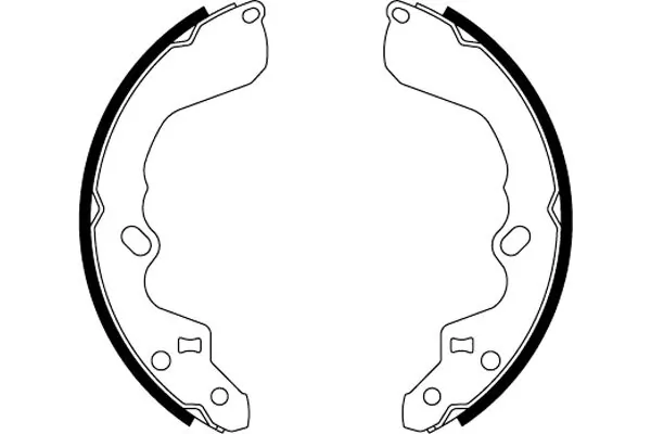 Jeu de mâchoires de frein TEXTAR 91067300