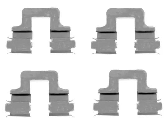 Kit d'accessoires, plaquette de frein a disque