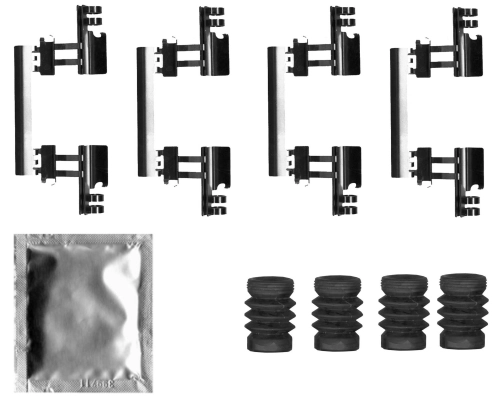 Kit d'accessoires, plaquette de frein a disque
