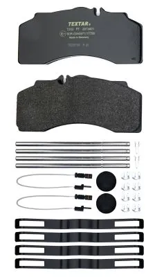 Kit de plaquettes de frein, frein à disque TEXTAR 2913401