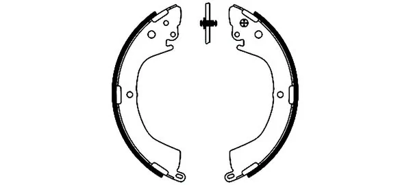 Jeu de mâchoires de frein TEXTAR 91050600