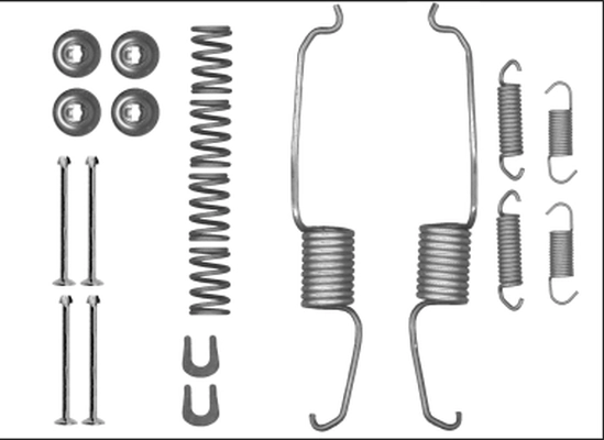 Kit d'accessoires, mâchoire de frein