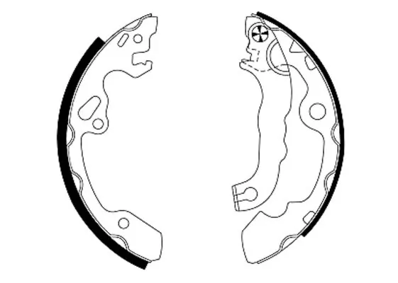 Jeu de mâchoires de frein TEXTAR 91052500