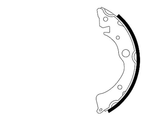 Jeu de mâchoires de frein TEXTAR 91034700