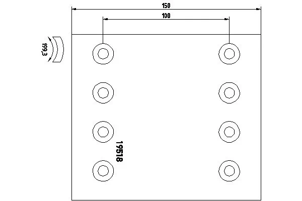 Entretoise/tige, stabilisateur