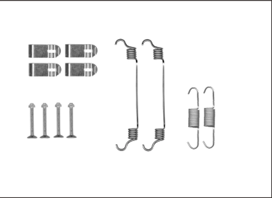 Accessory Kit, parking brake shoes