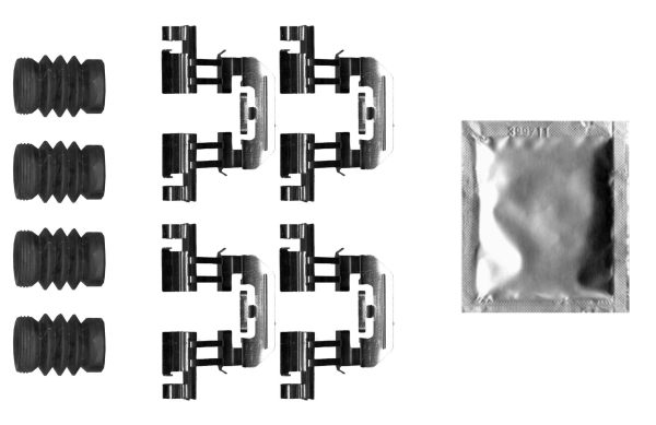 Kit d'accessoires, plaquette de frein a disque