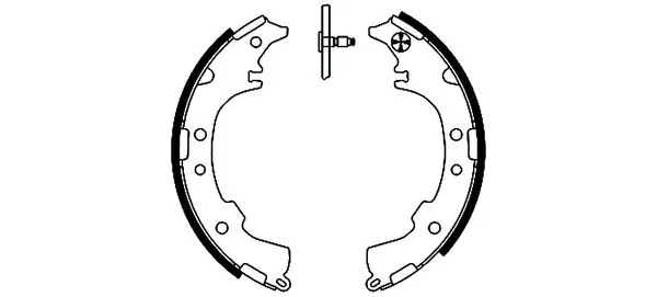 Jeu de mâchoires de frein TEXTAR 91051000