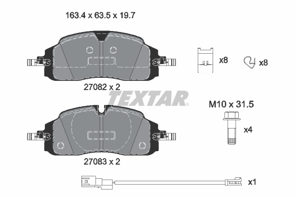 KLOCKI HAM. VW P. T7 2,0 TDI/2,5 24-/FORD TRANSIT CUSTOM 23-