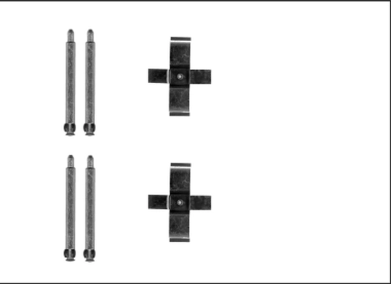 Kit d'accessoires, plaquette de frein a disque