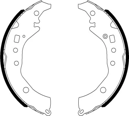 Jeu de mâchoires de frein TEXTAR 91076900