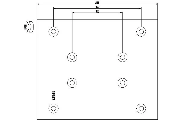Garniture de frein, frein à tambour TEXTAR 19187