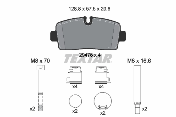 KLOCKI HAM. IVECO T. DAILY 3,0 D 14-