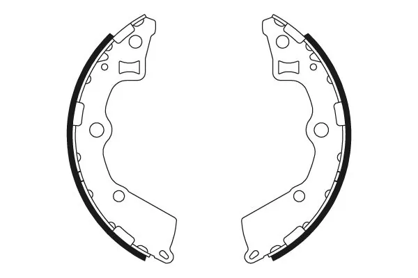 Jeu de mâchoires de frein TEXTAR 91072900