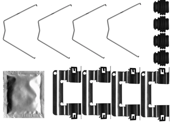 Kit d'accessoires, plaquette de frein a disque