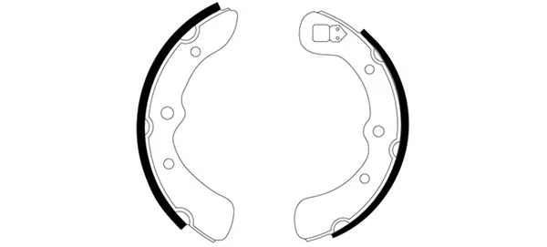 Jeu de mâchoires de frein TEXTAR 91034000