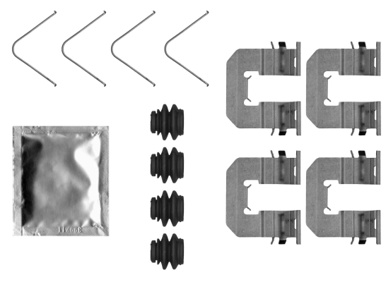 Kit d'accessoires, plaquette de frein a disque