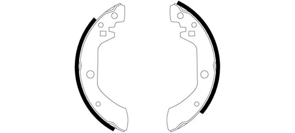 Jeu de mâchoires de frein TEXTAR 91017900