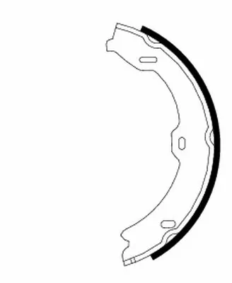 Jeu de mâchoires de frein, frein de stationnement TEXTAR 91067000