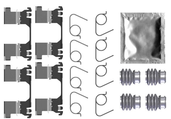 Kit d'accessoires, plaquette de frein a disque