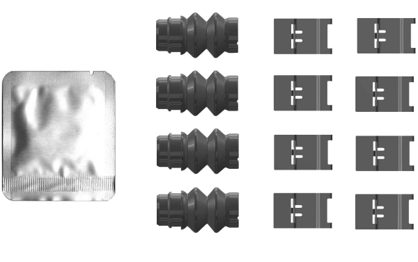 Kit d'accessoires, plaquette de frein a disque