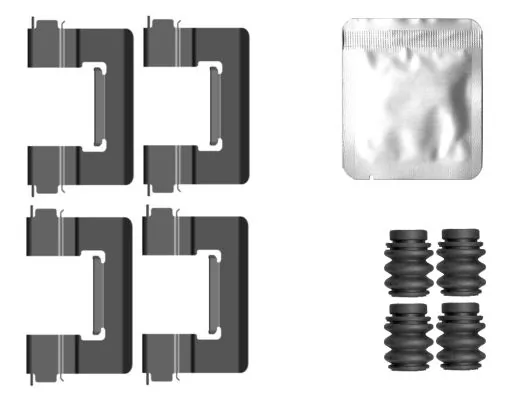 Kit d'accessoires, plaquette de frein a disque
