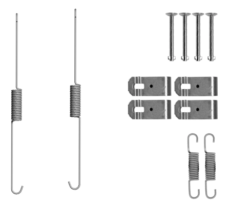 Kit d'accessoires, mâchoire de frein