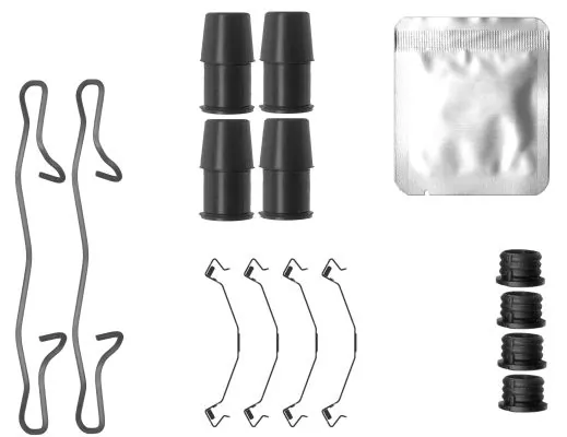 Kit d'accessoires, plaquette de frein a disque