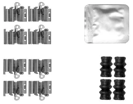Kit d'accessoires, plaquette de frein a disque