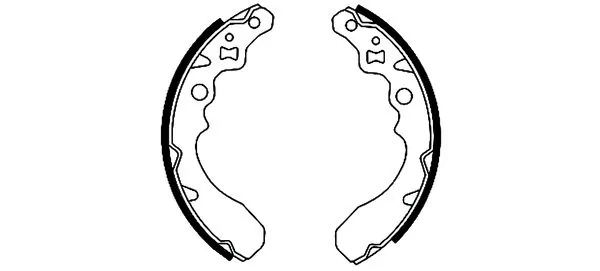 Jeu de mâchoires de frein TEXTAR 91038800