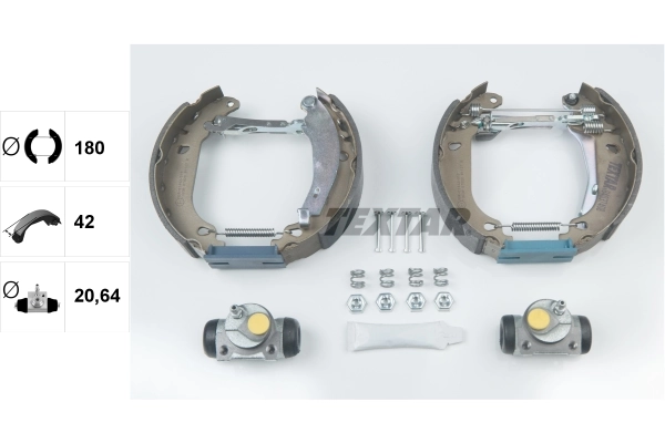 Jeu de mâchoires de frein TEXTAR 84037408