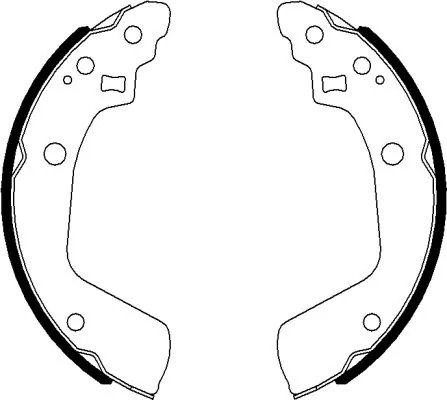 Jeu de mâchoires de frein TEXTAR 91078600