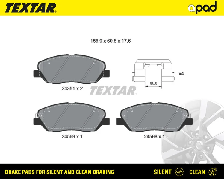 Brake Pad Set, disc brake