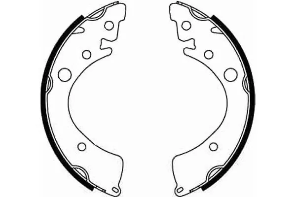 Jeu de mâchoires de frein TEXTAR 91037100