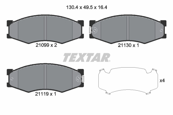Brake Pad Set, disc brake