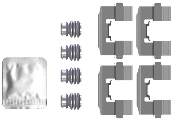 Kit d'accessoires, plaquette de frein a disque