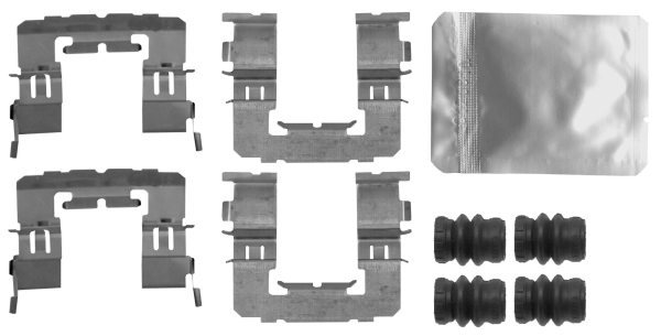 Kit d'accessoires, plaquette de frein a disque