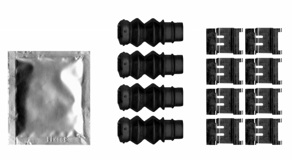 Kit d'accessoires, plaquette de frein a disque