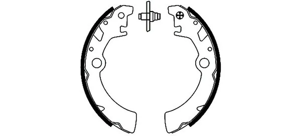 Jeu de mâchoires de frein TEXTAR 91051400