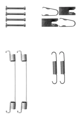 Kit d'accessoires, mâchoire de frein TEXTAR 97048500