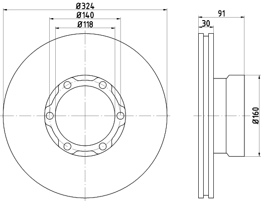 Disque de frein TEXTAR 93038800
