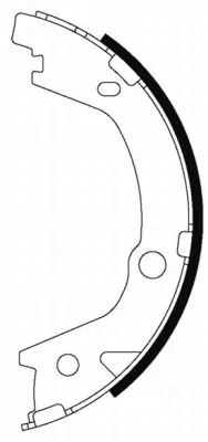 Jeu de mâchoires de frein, frein de stationnement TEXTAR 91070700