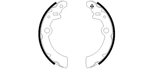 Jeu de mâchoires de frein