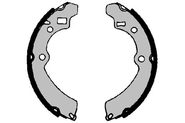 Jeu de mâchoires de frein TEXTAR 91041200