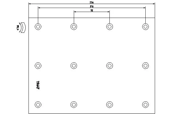 Garniture de frein, frein à tambour TEXTAR 19647