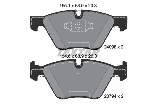 Kit de plaquettes de frein, frein a disque