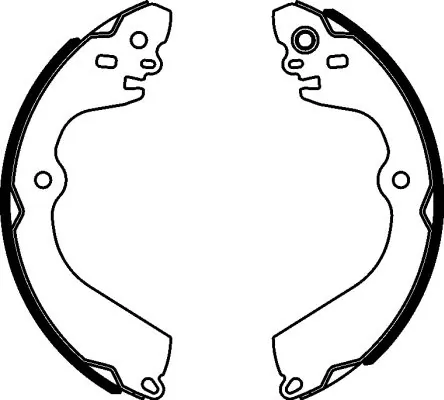 Jeu de mâchoires de frein TEXTAR 91078400