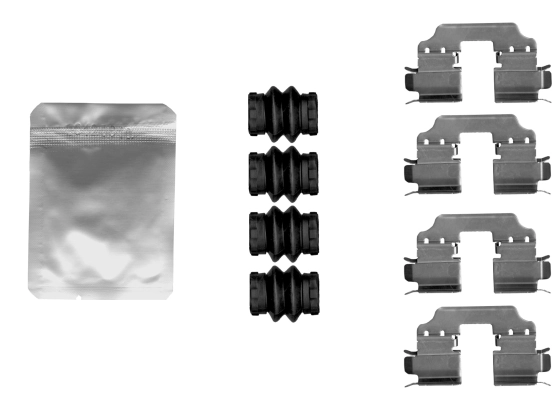 Kit d'accessoires, plaquette de frein a disque