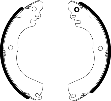 Jeu de mâchoires de frein