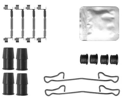 Kit d'accessoires, plaquette de frein a disque